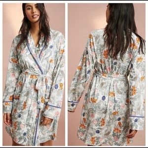 Anthropologie Floreat Floral Printed Robe